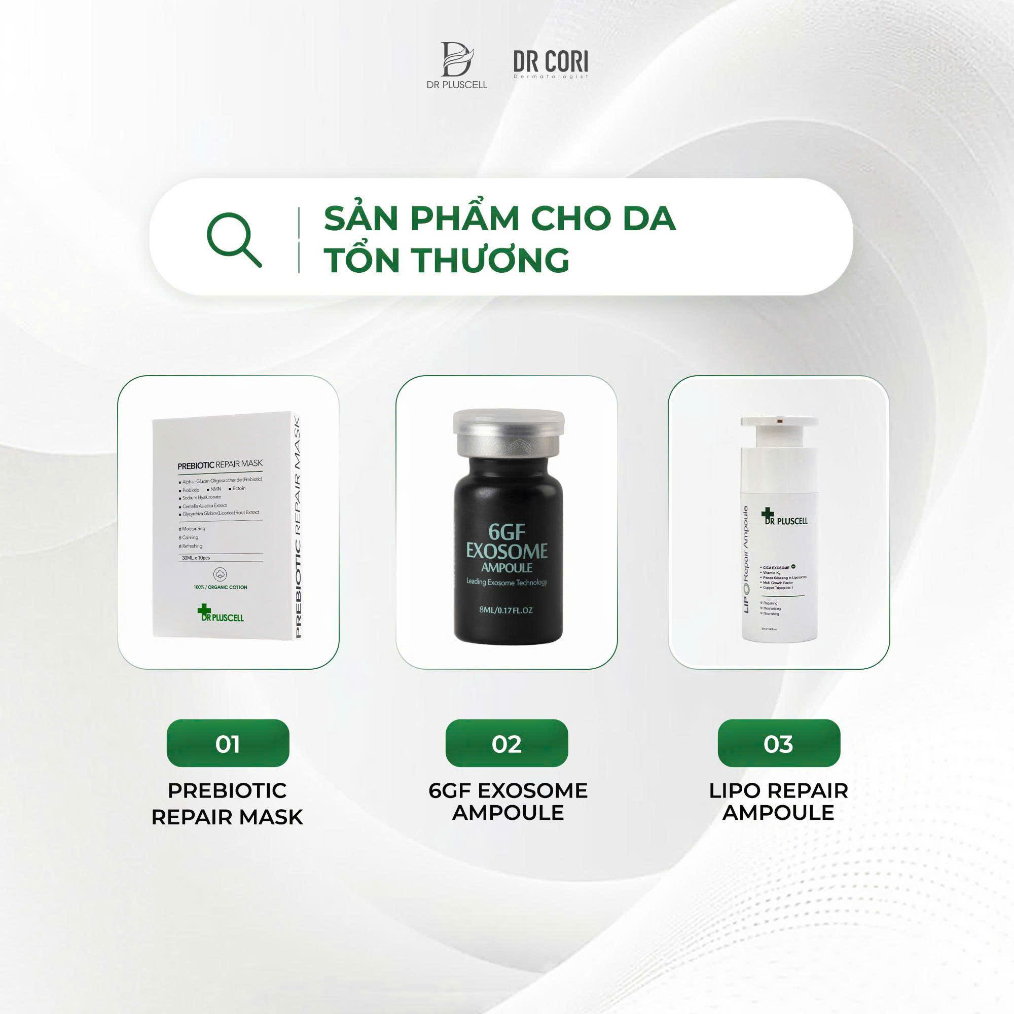 Sản Phẩm Cho Da Tổn Thương