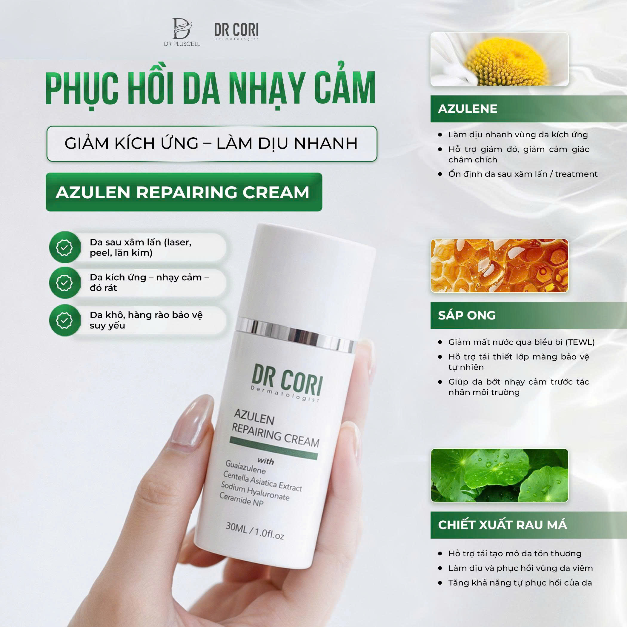 Phục Hồi Da Nhạy Cảm